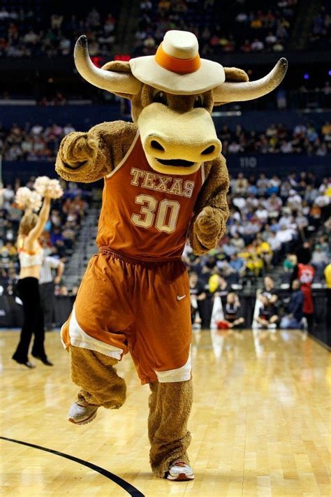 Texas basketball mascot figure
